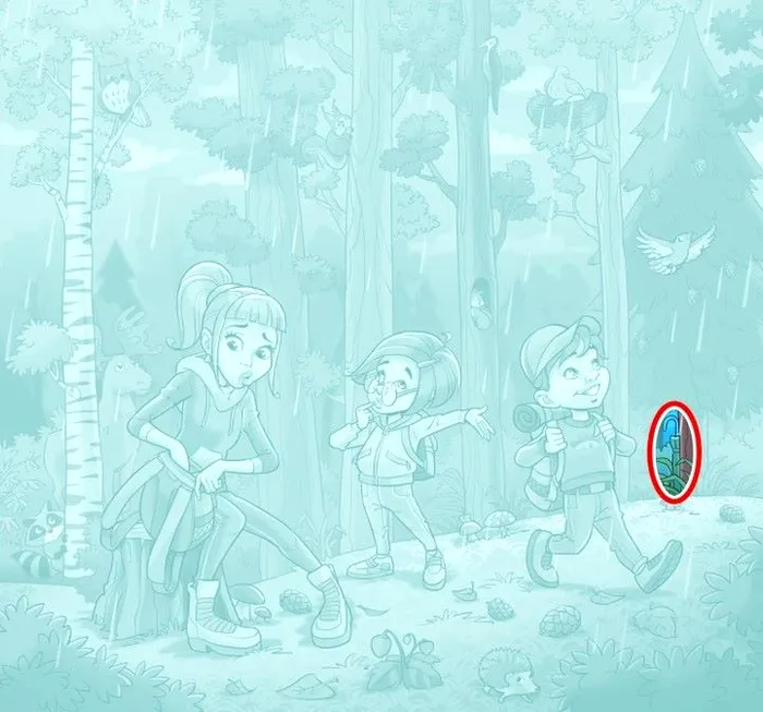 Test IQ pentru genii. Găsește umbrela din imagine în doar 6 secunde