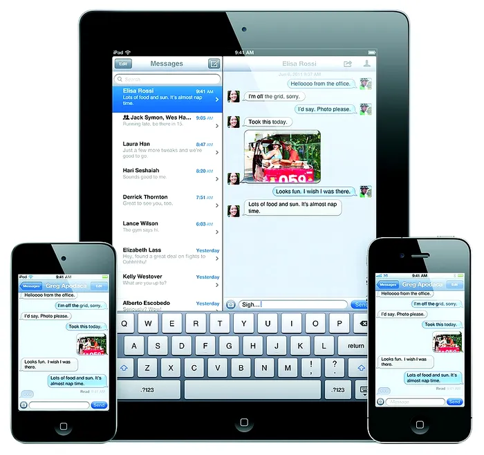 ios5 imessage, ios 5
