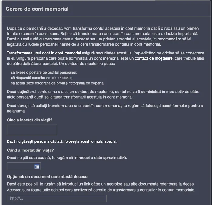 Facebook memorial cont