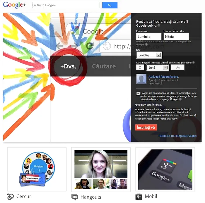 Google Plus, Google+