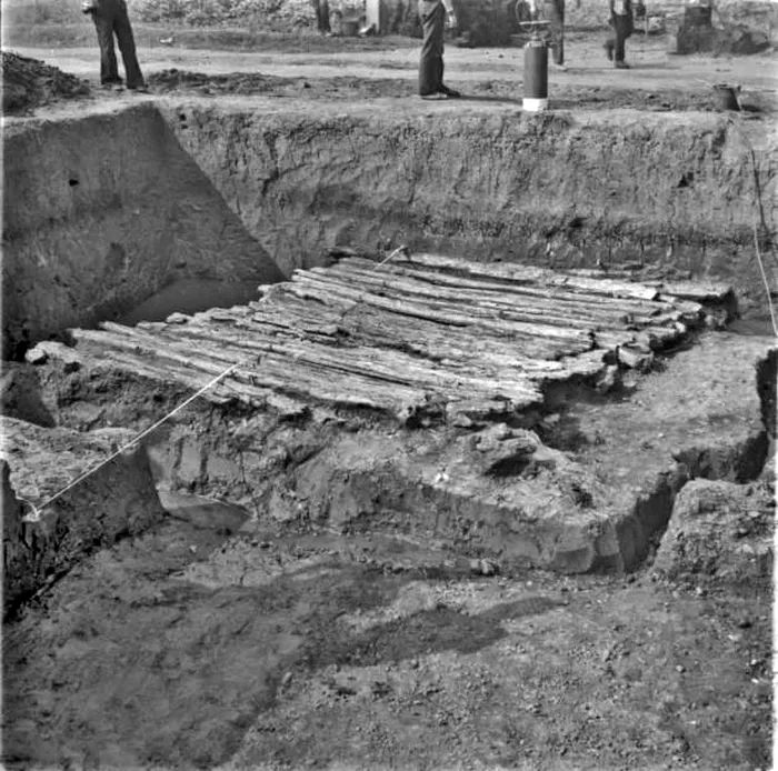 Podul dacic de la Lozna / foto: Muzeul județean de istorie Botoșani