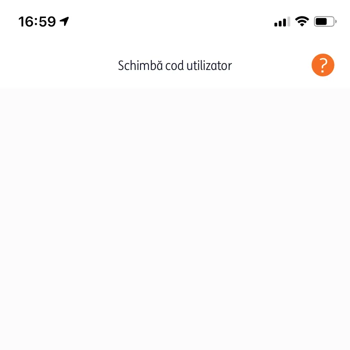 schimba cod de utilizator