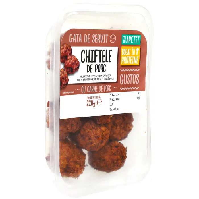 Chiftelele de porc de la Mega Image