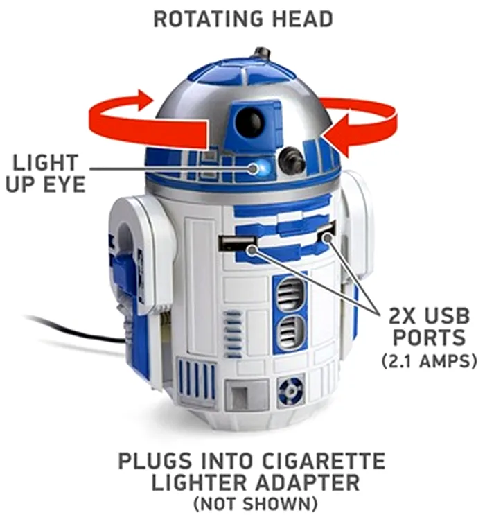 star wars R2D2-USB-Car-Charger
