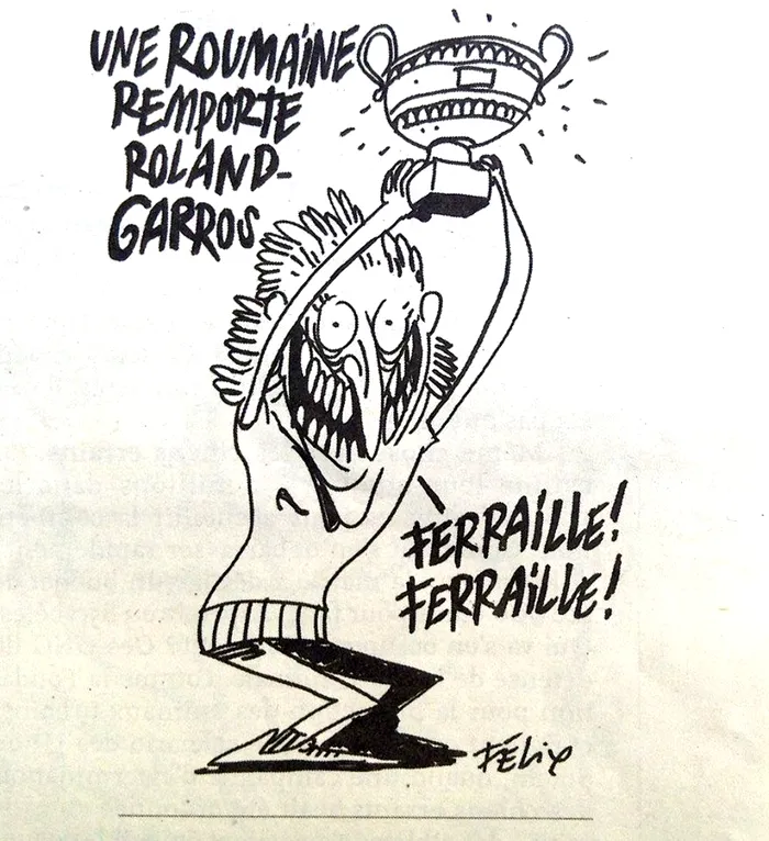 charlie hebdo simona halep caricatura roland garros