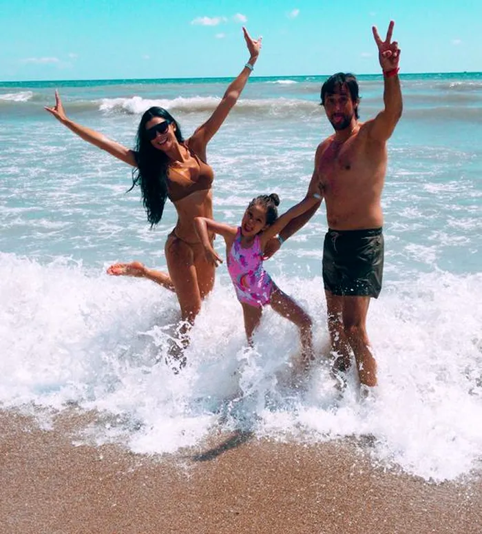 Actorul, Denis Ștefan cu familia la mare