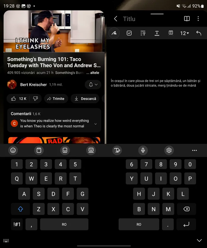 Samsung Galaxy Z Fold5 - multitasking