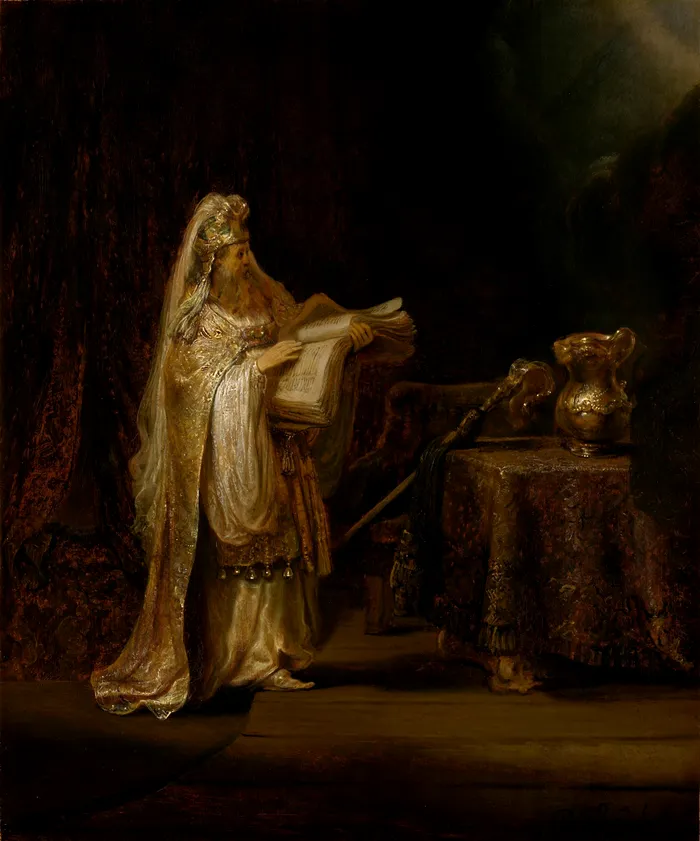 The Vision of Zechariah in the Temple (1633) - Rembrandt van Rijn