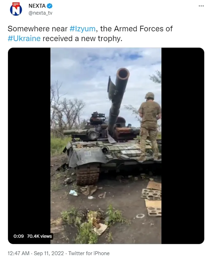 Gest soldati Ucraina tancuri Rusesti