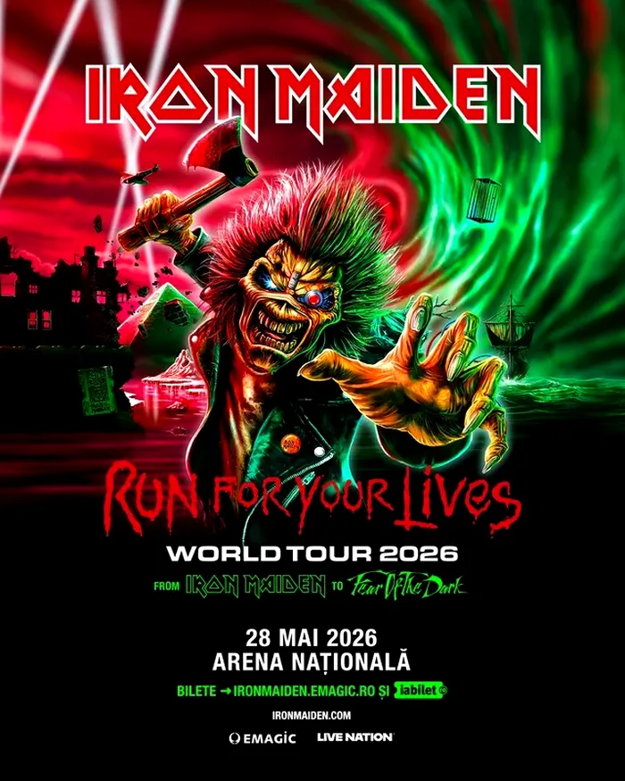 iron maiden vine la bucuresti de unde iei bilete