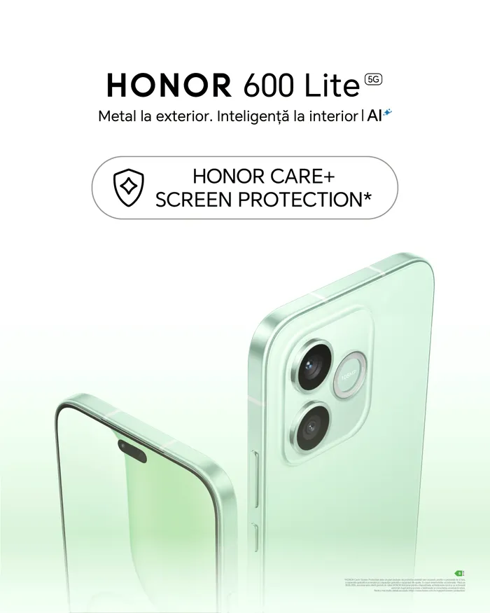 HONOR 600 Lite, smartphone 2026, telefoane accesibile, cameră 108MP, baterie mare, Android AI