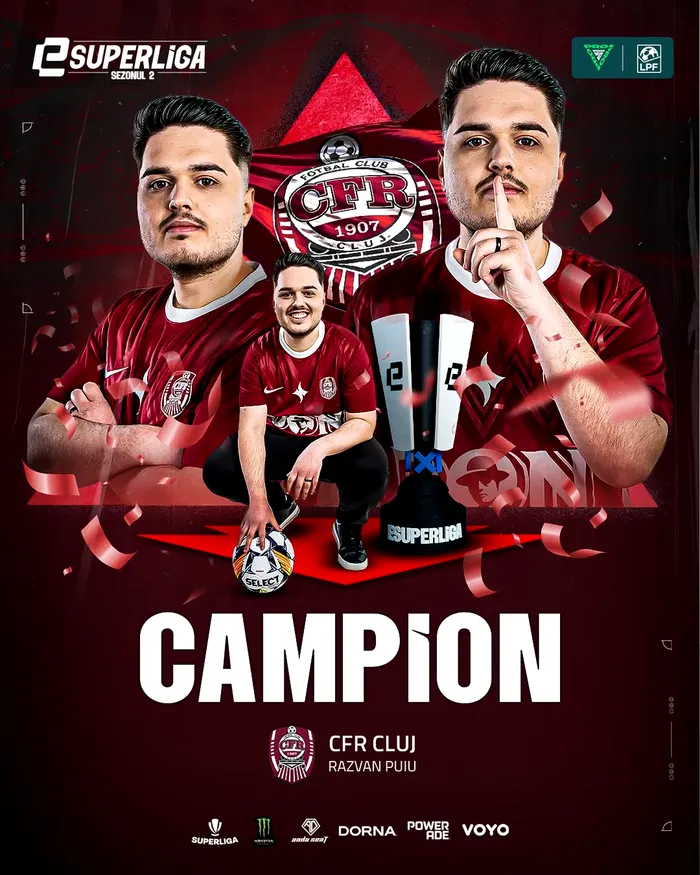 Razvan Puiu CFR CLUJ_campioni eSuperliga