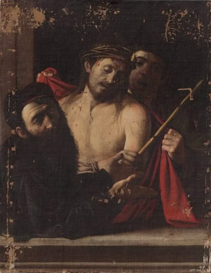 Detaliu din „Ecce Homo” de Caravaggio, anterior atribuit cercului artistului spaniol din secolul al XVII-lea, José de Ribera.