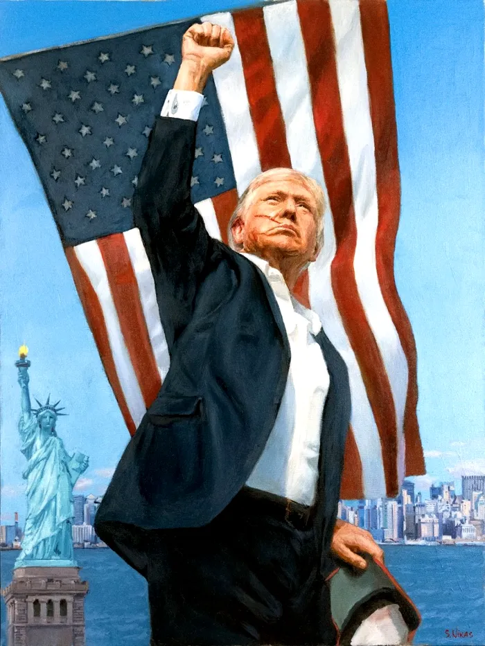 Tabloul oferit de Vladimir Putin lui Donald trump, pictura