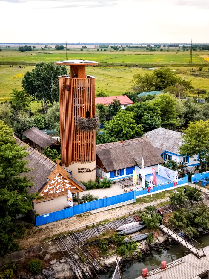 Muzeul Ivan Patzaichin fotografian din dronă