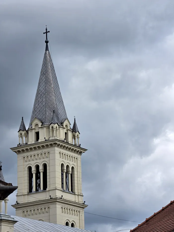 Foto zoom 10x cu Turnul Bisericii din Cetatea Sighișoara cu Galaxy S26 Ultra / foto: Playtech