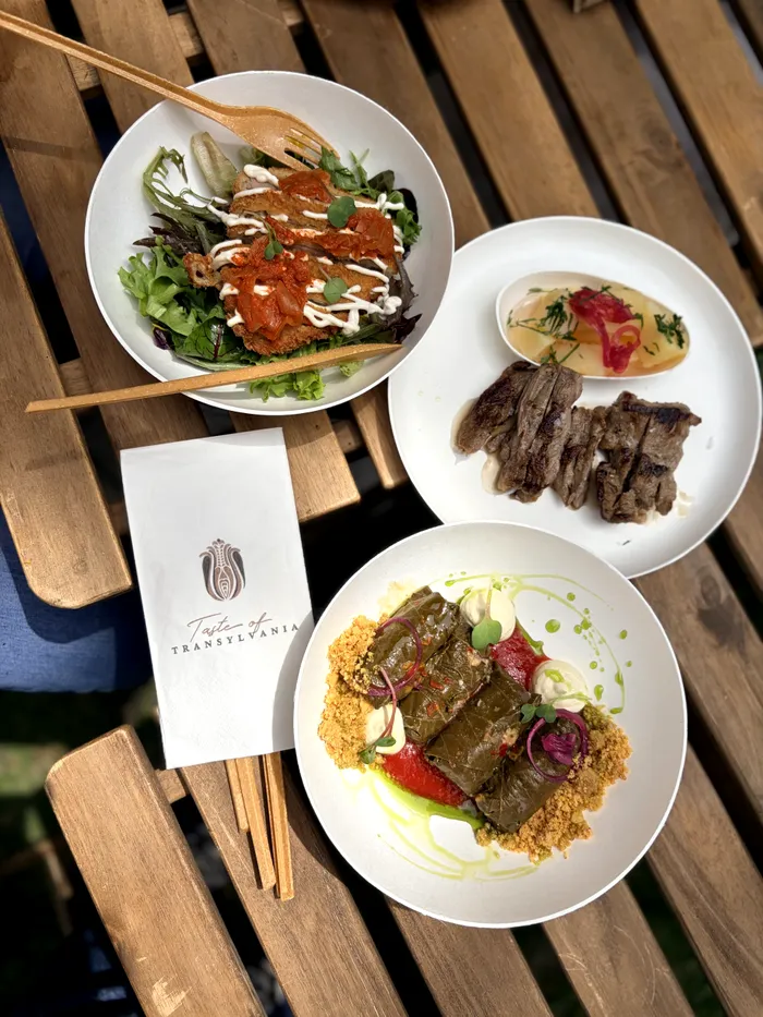 Câteva dintre preparatele gustate la ediția Taste of Transylvania de la Târgu Mureș