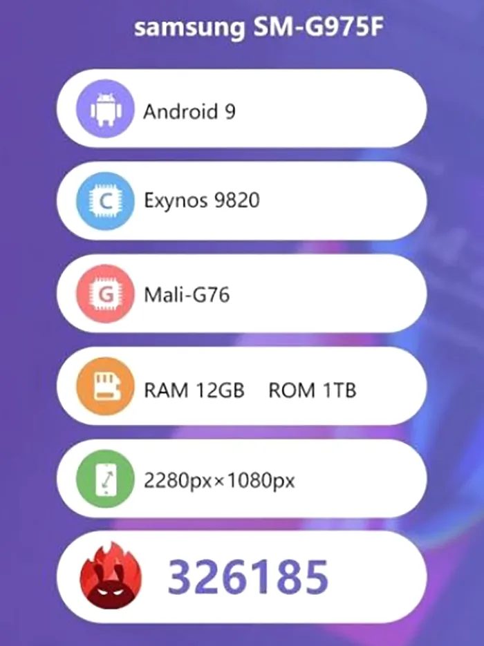 Samsung Galaxy S10 performanta Antutu