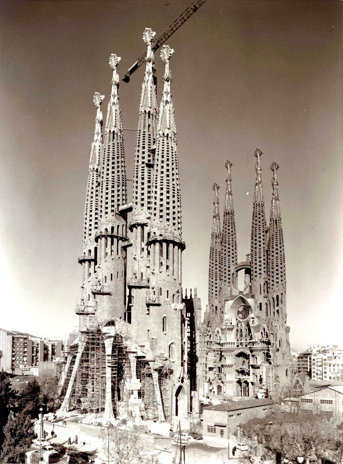Sagrada Família în 1977