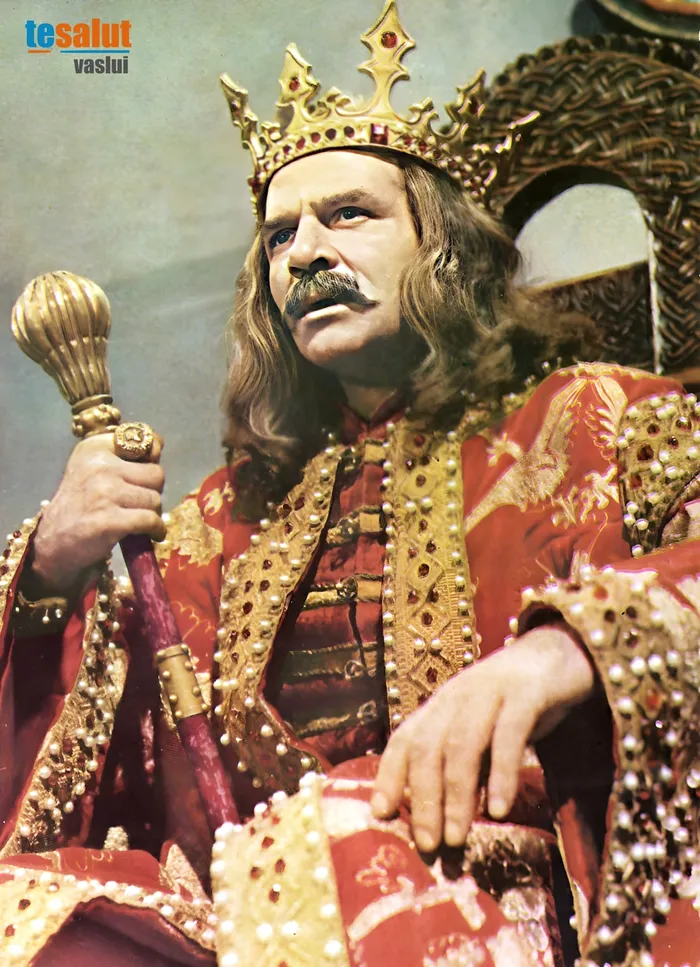 Gheorghe Cozorici in rolul domnitorului moldovean Stefan Cel Mare. Foto TeSalut Vaslui