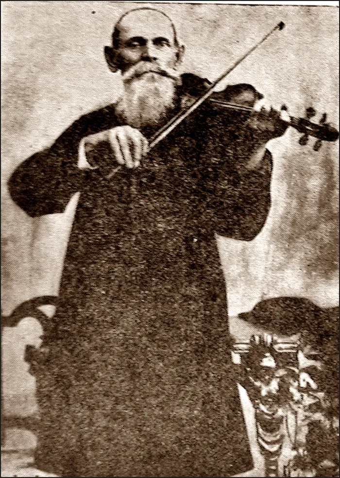 Lăutarul Nică Iancu Iancovici. Fotografie de epocă