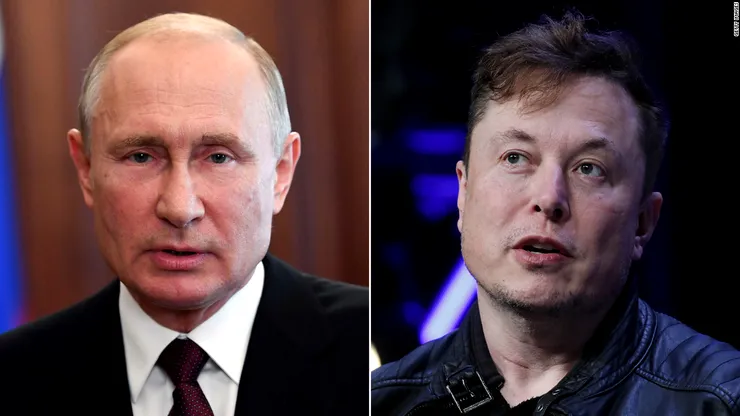 Putin îl laudă pe Musk, în timp ce Rusia încearcă să copieze Starlink pentru războiul din Ucraina