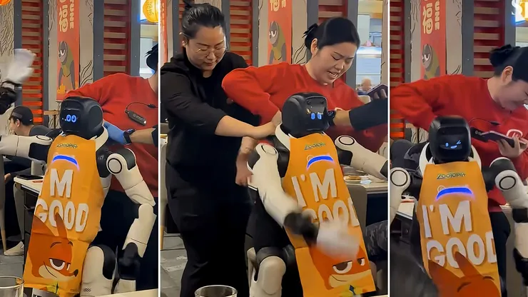 VIDEO: Un robot umanoid a scăpat de sub control într-un restaurant și a făcut praf tot ce i-a ieșit în cale
