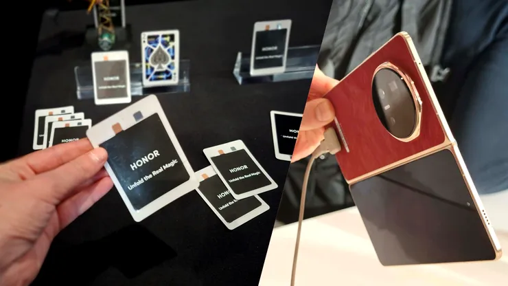 Cea mai subțire baterie din lume, cât o carte de joc, prezentată de Honor la Barcelona FOTO-VIDEO