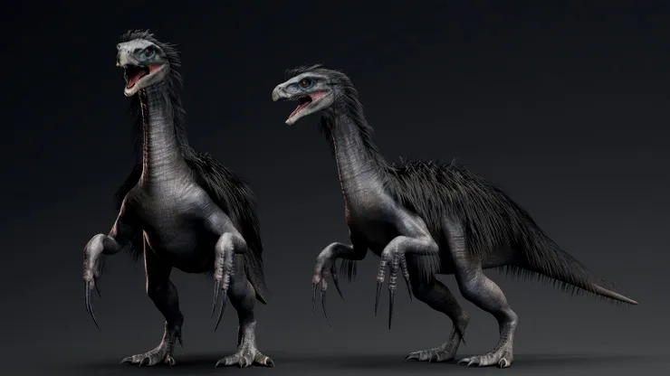 Dinozaurul uriaș cu pene și gheare de peste un metru, descoperit în China. Arăta înspăimântător, dar probabil mânca plante